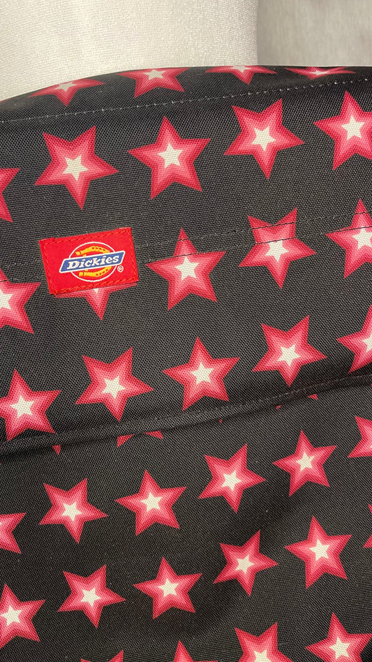 Dickie's Pink Star Design Laptop Bag