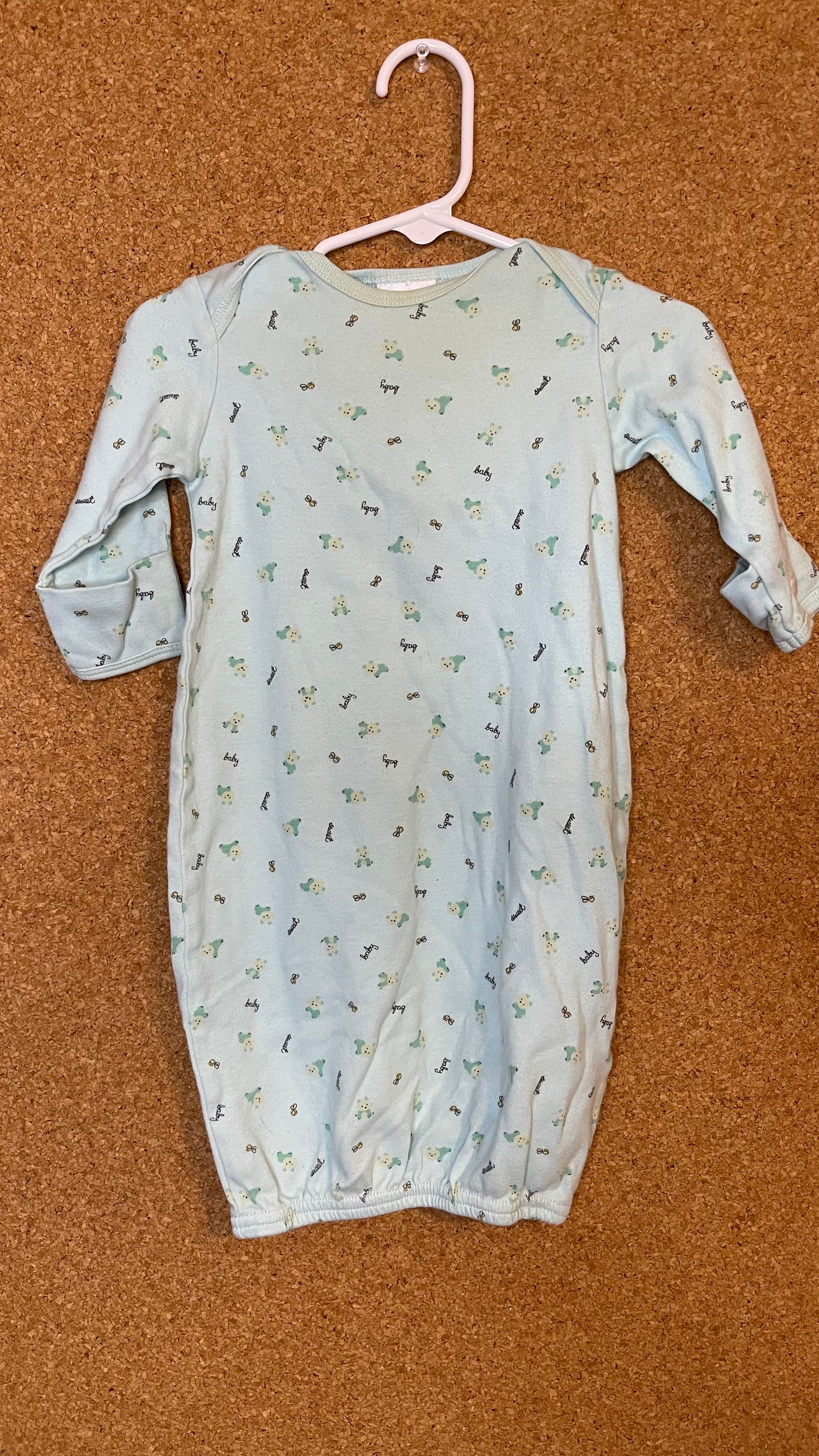 0-6 Months Blue Bear Sleep Sack