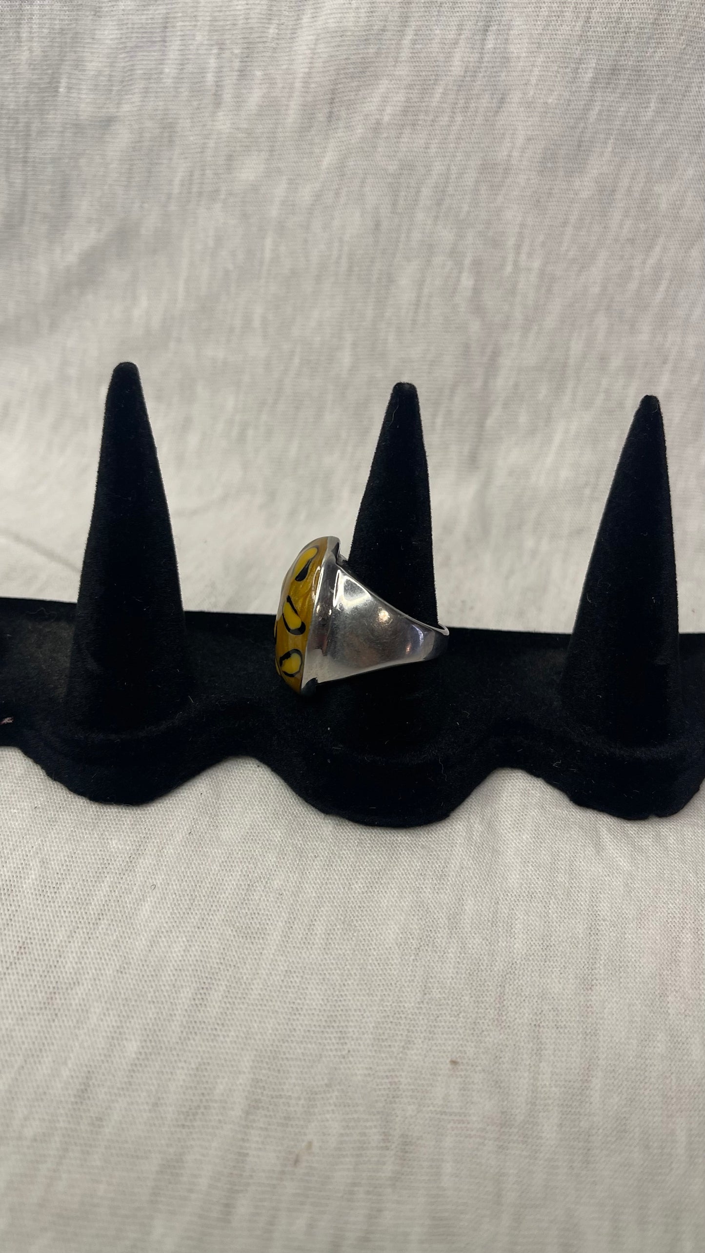 Animal Print Chunky Ring