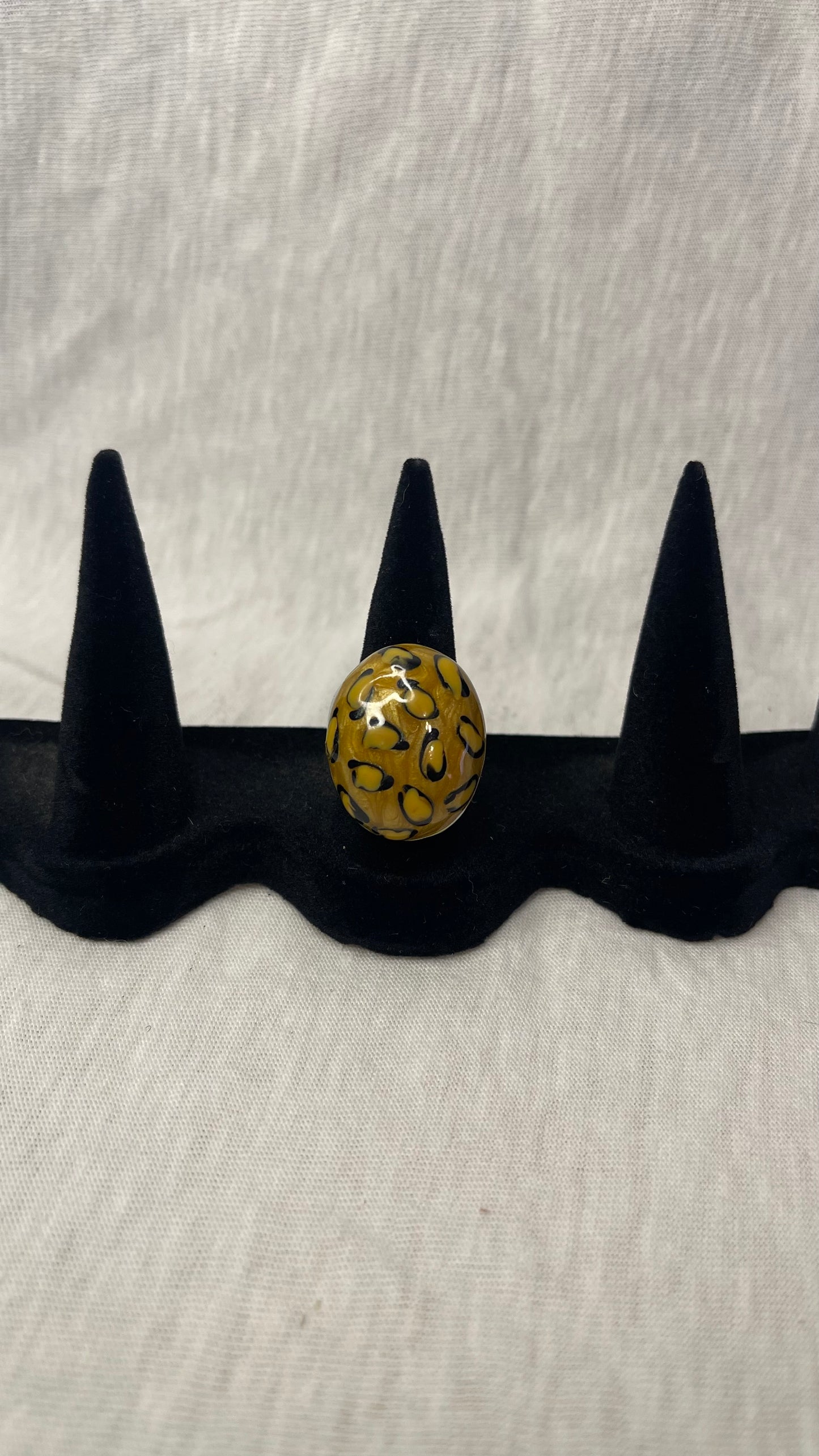 Animal Print Chunky Ring