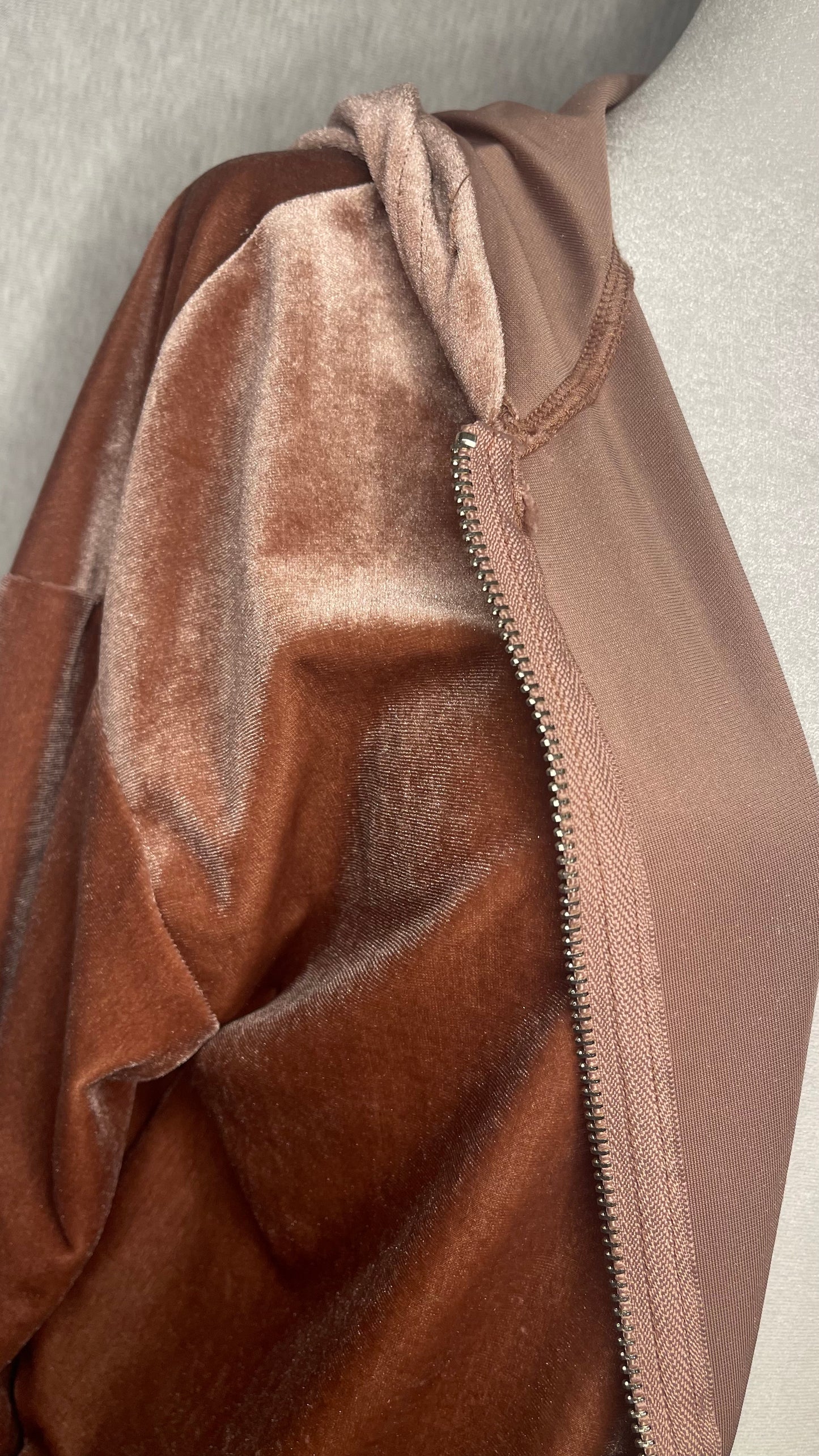 SM Shein Velvet Tracksuit Jacket
