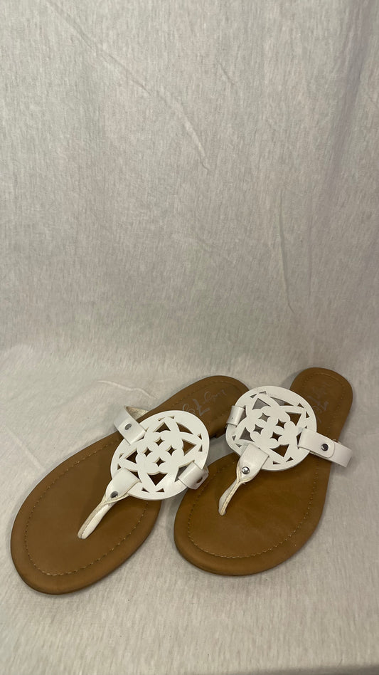 Size 9 White Sandals