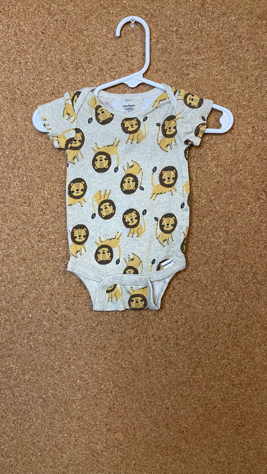 0-3 Months Lion Onesie