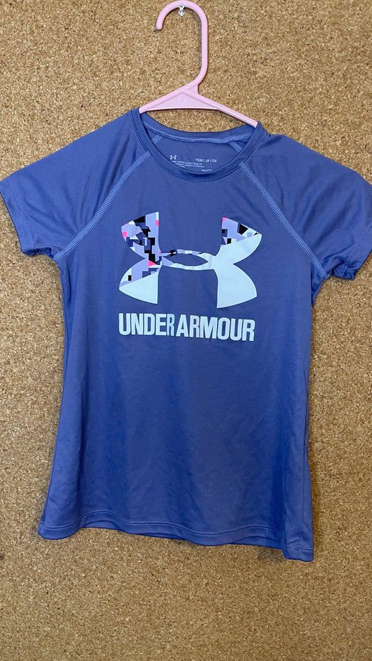 Youth Small Purple Under Armor Shirt