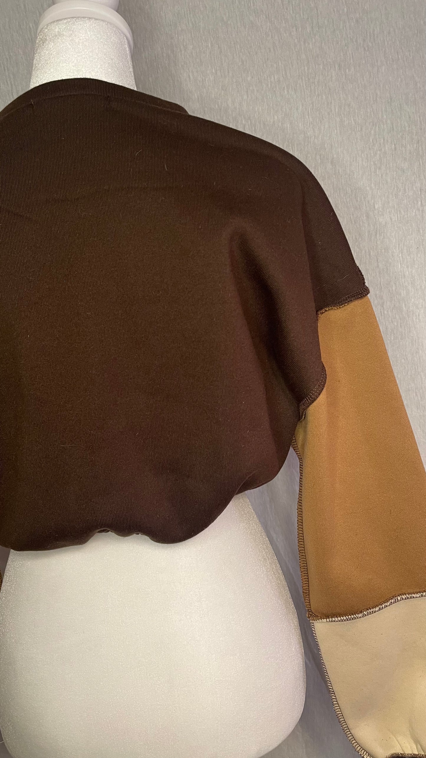 SM Shein Color Block Crop Sweater