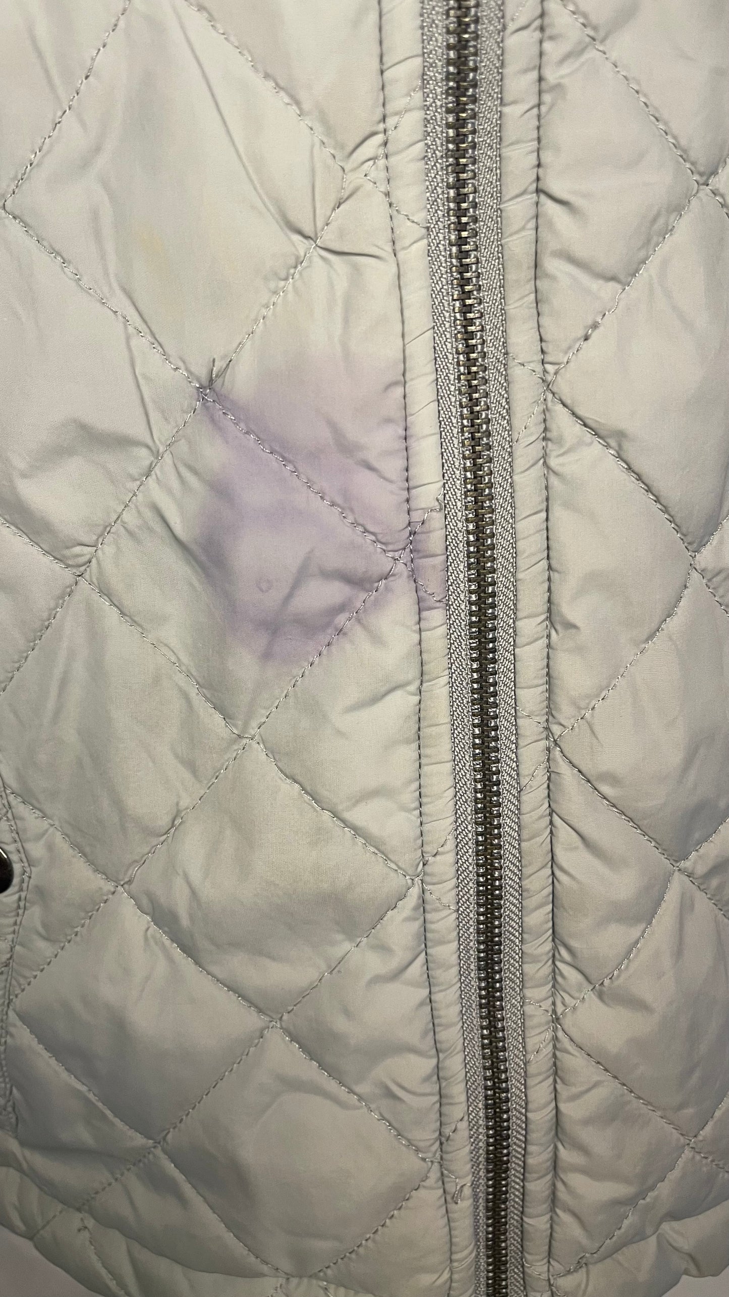 LAST CHANCE / LG Gray Zip Up Winter Vest