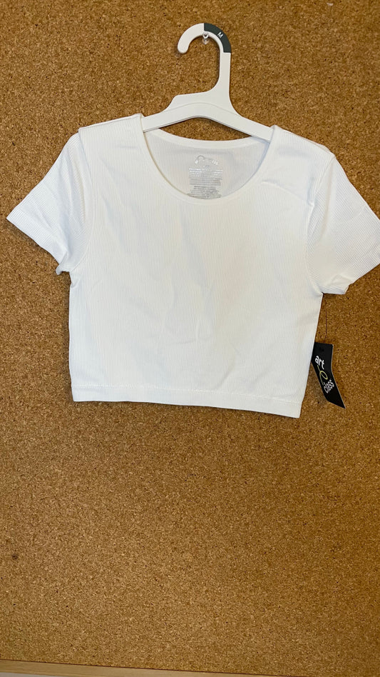 NWT / Girls Medium White Top