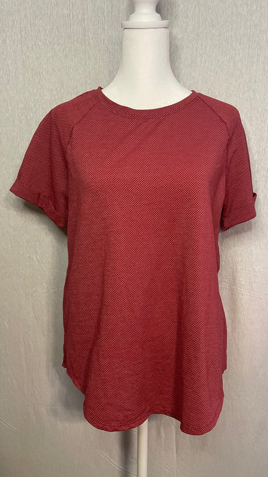 MED Womens Athletic Works Split Back Top