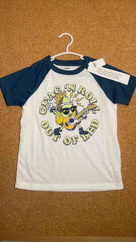 Kids Size SM (6-7) Guac N' Roll Shirt