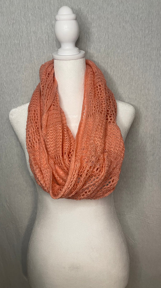 Peach Infinity Scarf