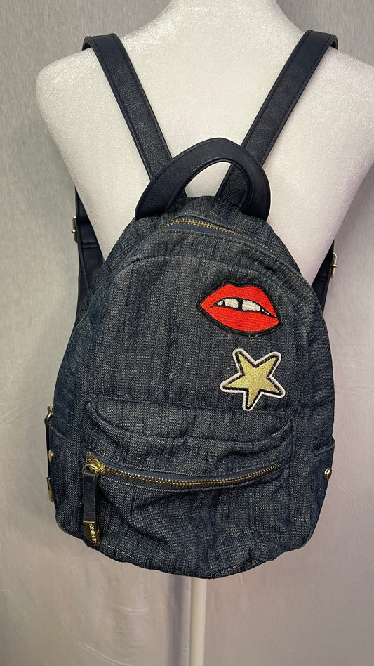 Steve Madden Patchwork Denim Backpack