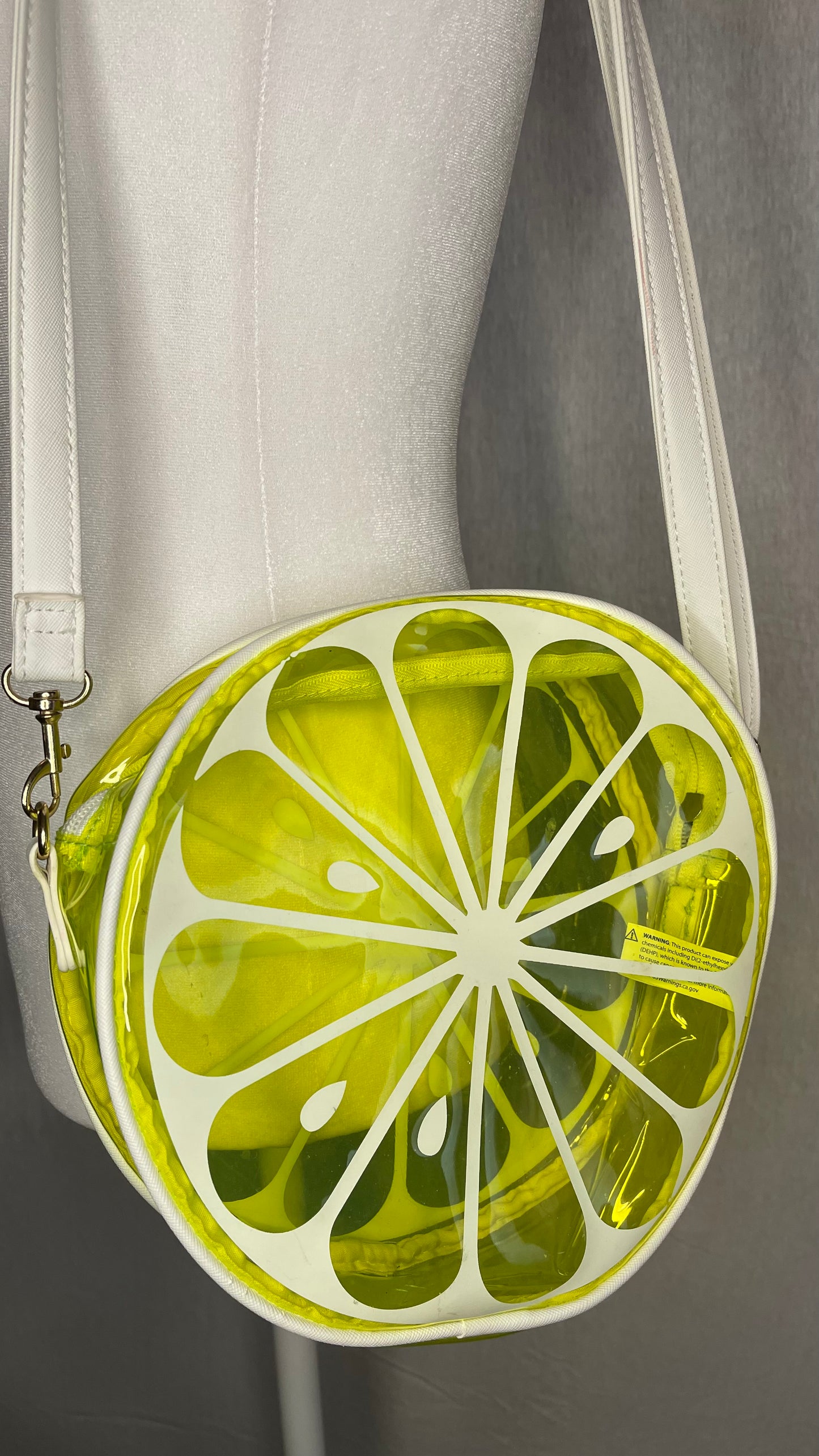 Lemon Lime Slice Crossbody Purse Bag