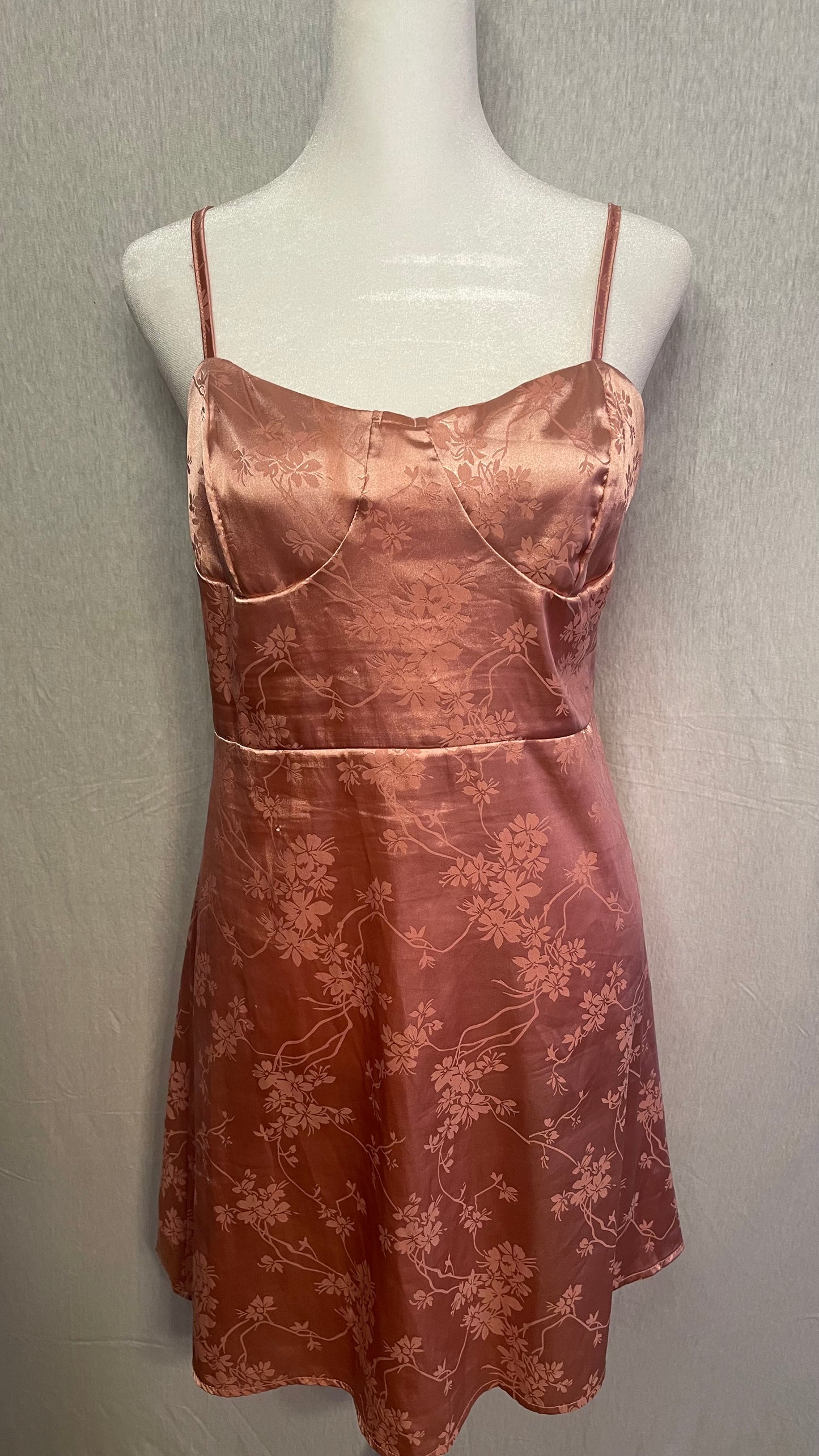 LG SHEIN Satin Pink Dress