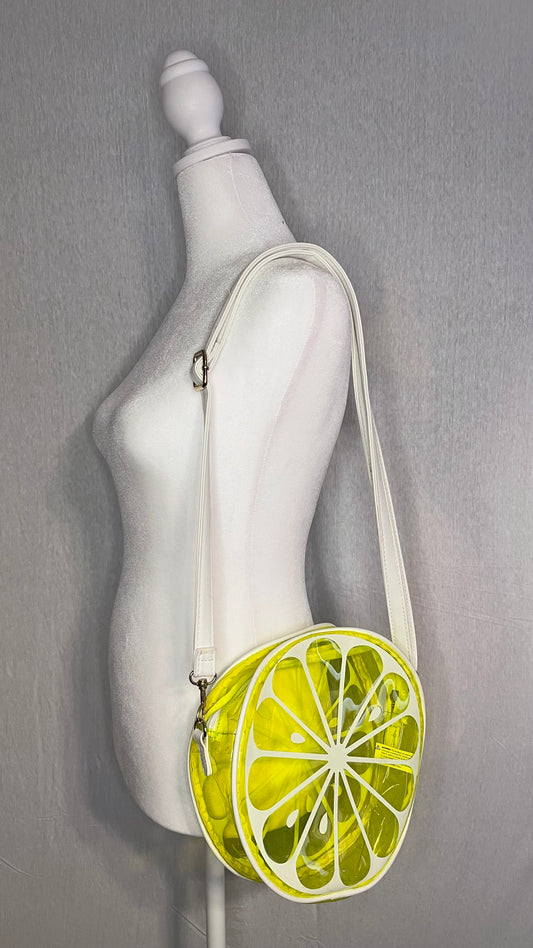 Lemon Lime Slice Crossbody Purse Bag