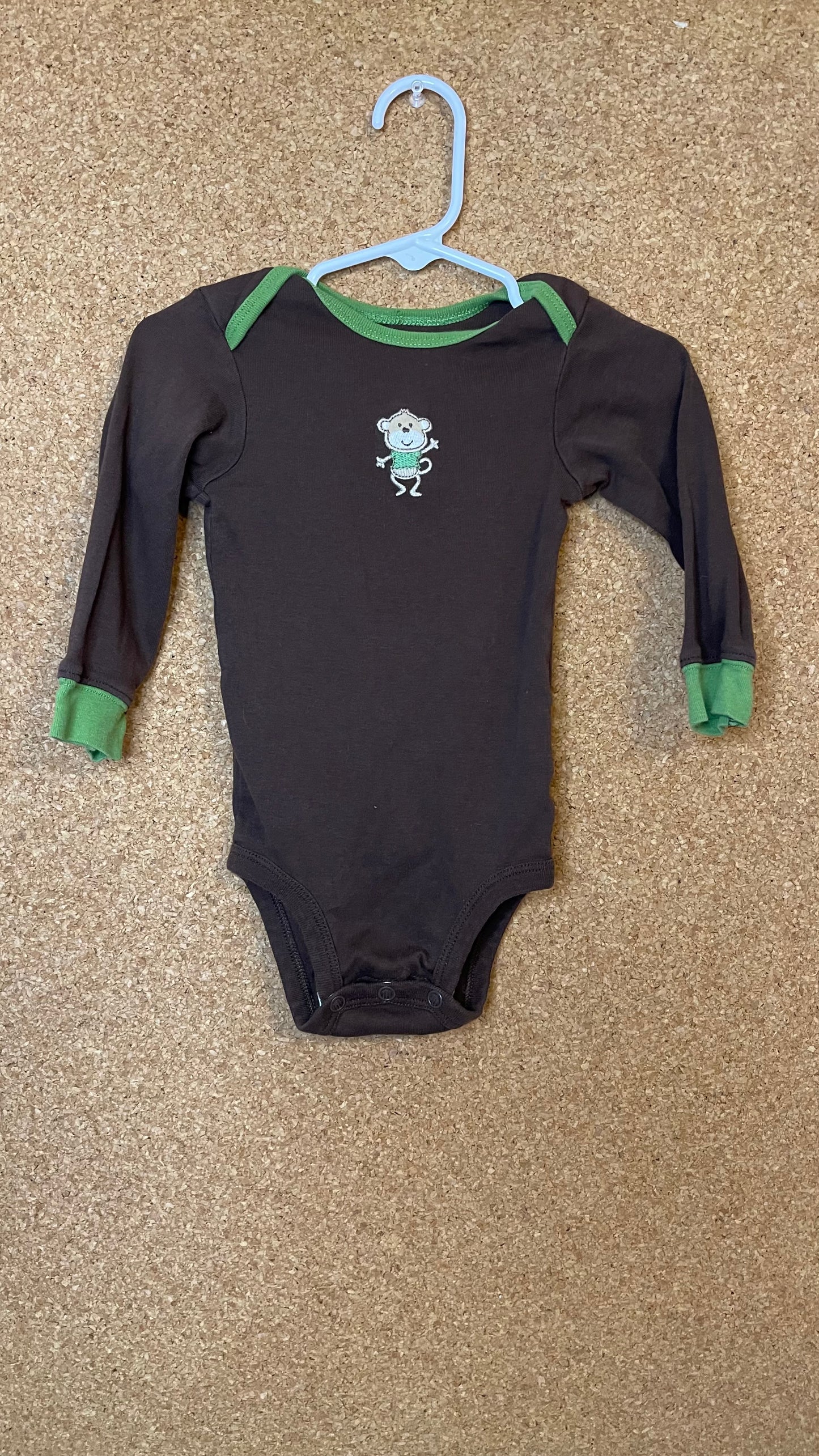 12 Months Monkey Onesie