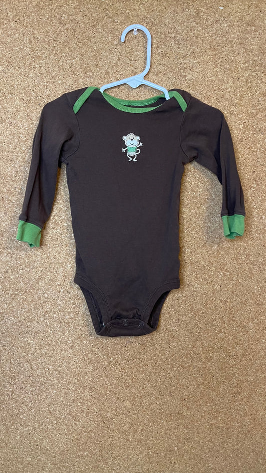 12 Months Monkey Onesie